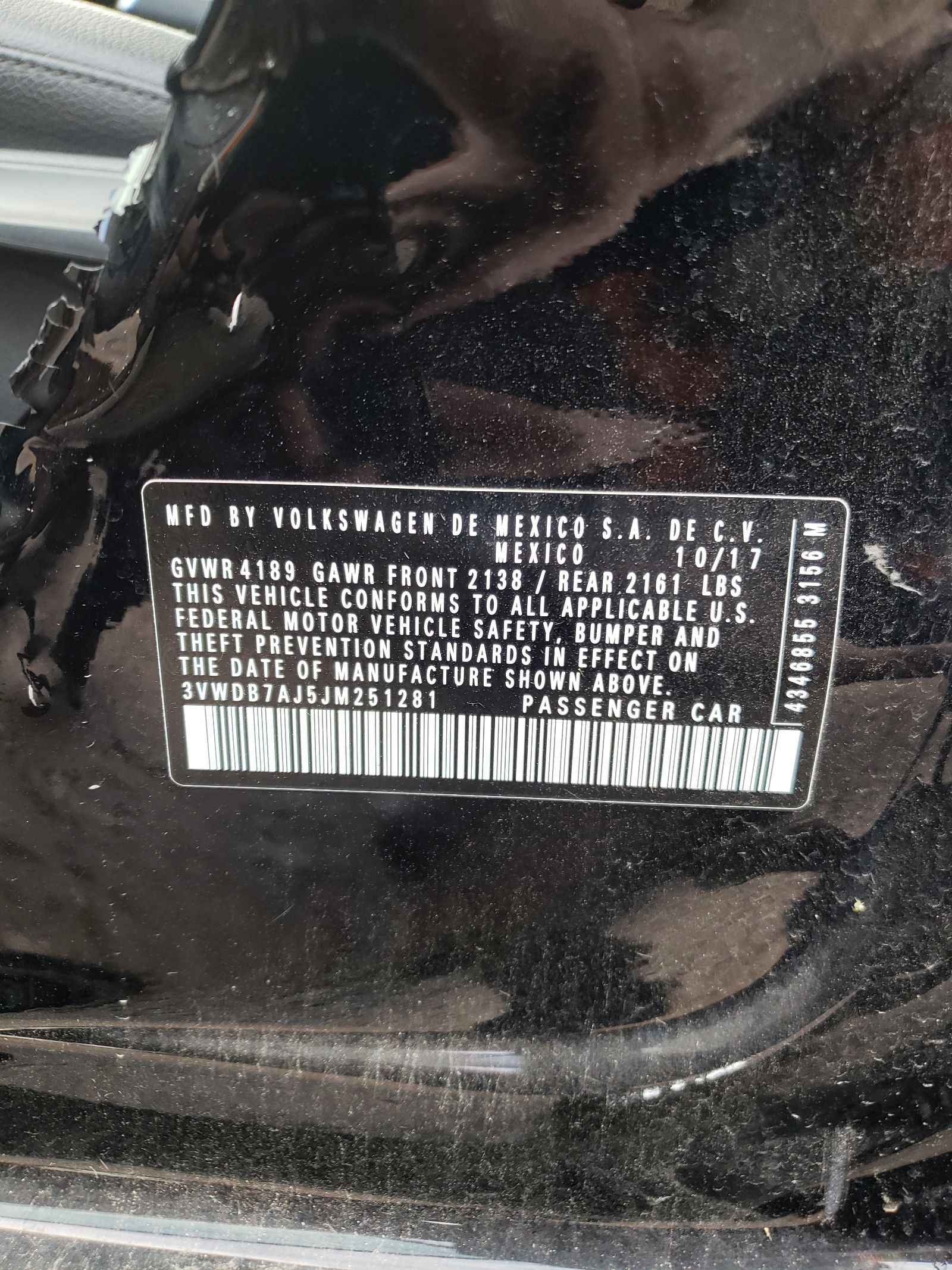 2018 Volkswagen Jetta se