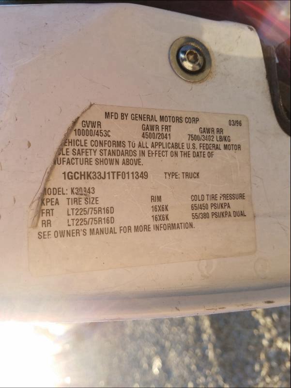 1996 Chevrolet GMT-400 K3500