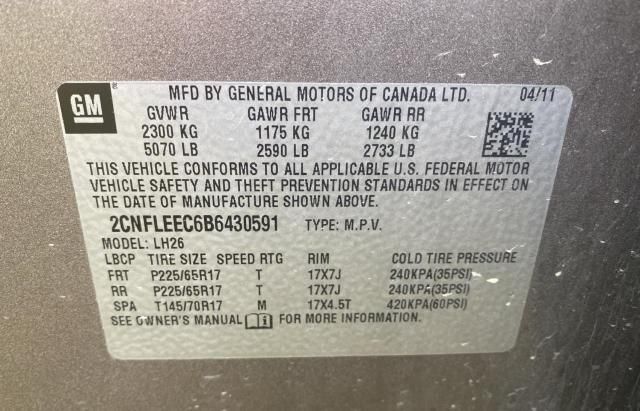 2011 Chevrolet Equinox lt