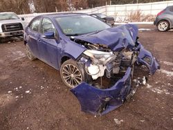 Salvage cars for sale from Copart Ontario Auction, ON: 2016 Toyota Corolla L