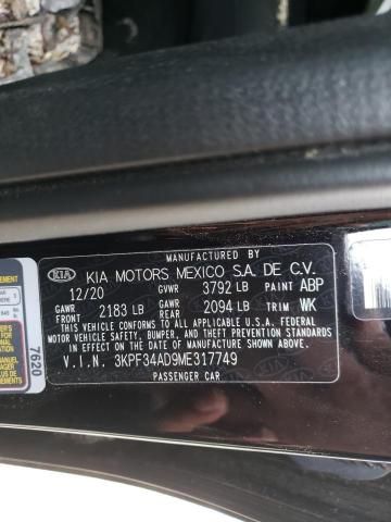 2021 KIA Forte GT Line