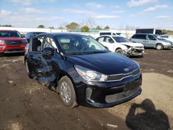 Salvage cars for sale from Copart Wheeling, IL: 2020 KIA Rio LX