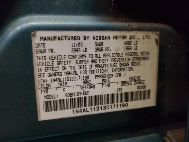 2003 Nissan Altima Base