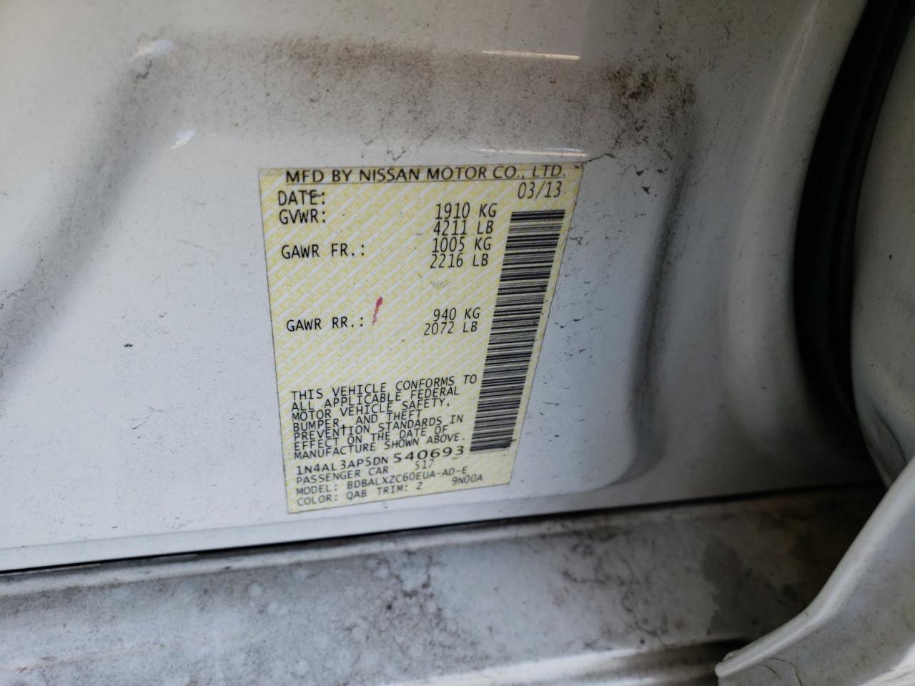 2013 Nissan Altima 2.5