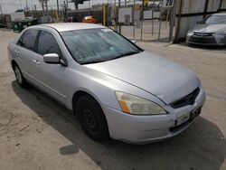 Salvage cars for sale from Copart Hartford City, IN: 2003 Honda Accord LX