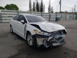 Ford salvage cars for sale: 2016 Ford Fusion SE