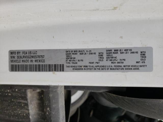 2021 Dodge RAM Promaster 2500 2500 High