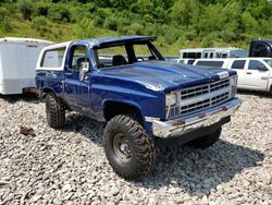 Salvage cars for sale from Copart Hurricane, WV: 1981 Chevrolet Blazer K10