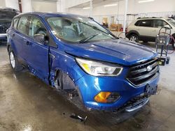 Vehiculos salvage en venta de Copart Avon, MN: 2017 Ford Escape S
