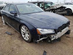 Audi A8 Quattro salvage cars for sale: 2013 Audi A8 Quattro