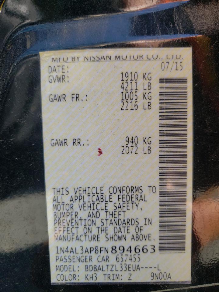 2015 Nissan Altima 2.5