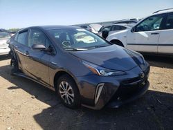2019 Toyota Prius en venta en Dyer, IN