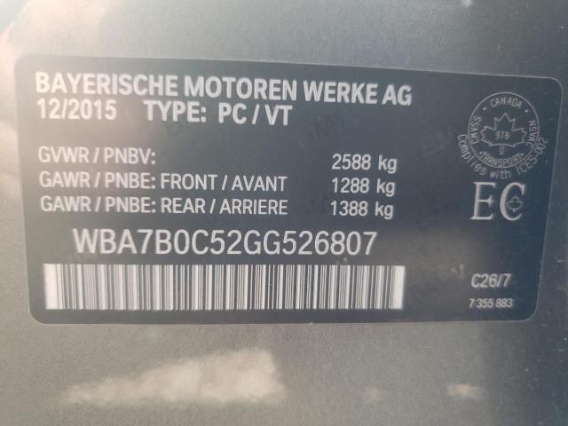 2016 BMW 750 XI