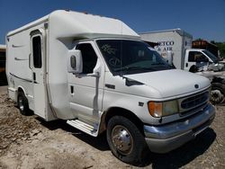 Salvage trucks for sale at Bridgeton, MO auction: 2002 Ford Econoline E450 Super Duty Cutaway Van
