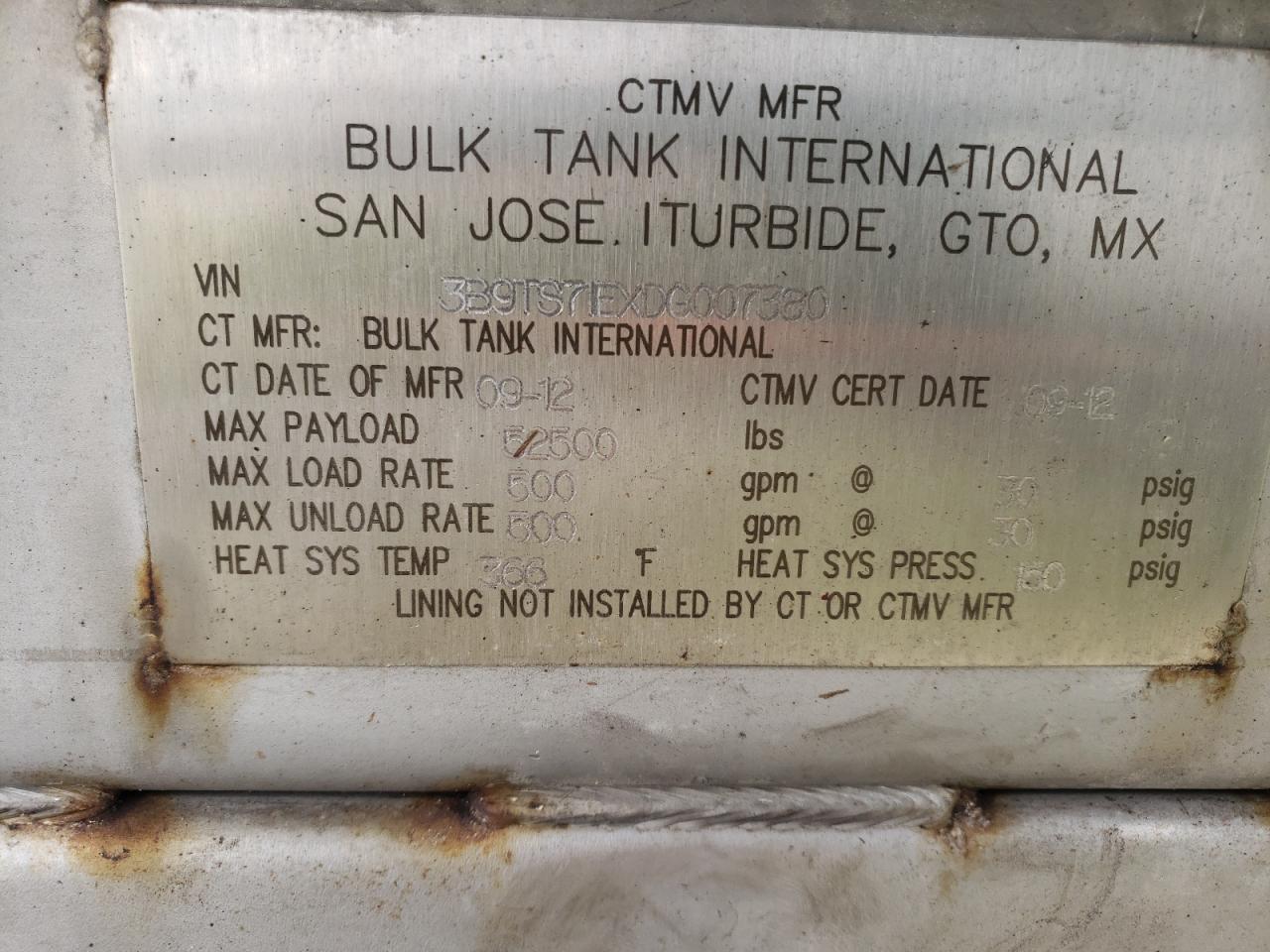 2000 Bulk Tanker
