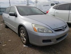 Salvage cars for sale from Copart Dyer, IN: 2007 Honda Accord EX