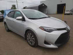 Salvage cars for sale from Copart Montreal Est, QC: 2018 Toyota Corolla L