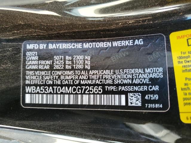 2021 BMW M440I