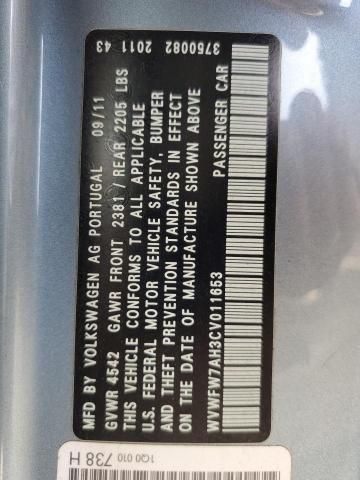 2012 Volkswagen Eos lux