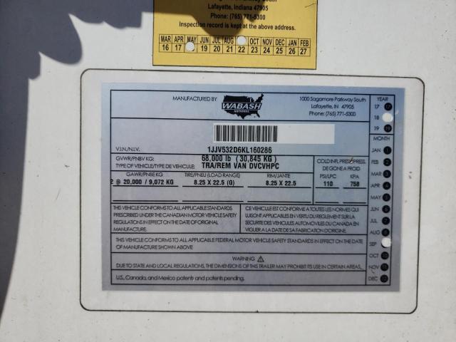 2019 Wabash 53'TRAILER