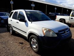 Honda cr-v lx salvage cars for sale: 2006 Honda CR-V LX