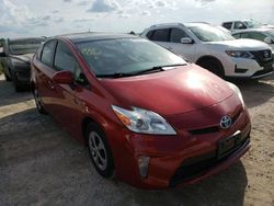 Salvage cars for sale from Copart Arcadia, FL: 2014 Toyota Prius