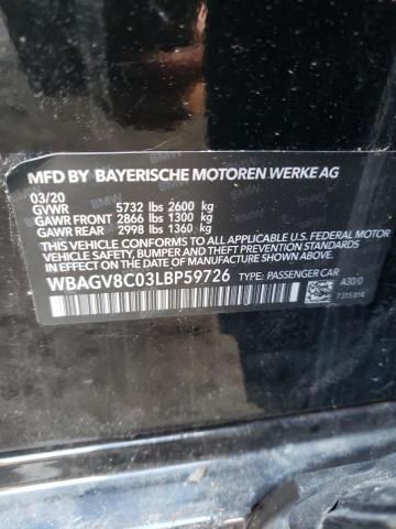 2020 BMW M850XI