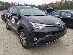 Toyota salvage cars for sale: 2017 Toyota Rav4 hv le