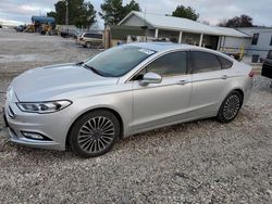 Ford Fusion salvage cars for sale: 2017 Ford Fusion Titanium