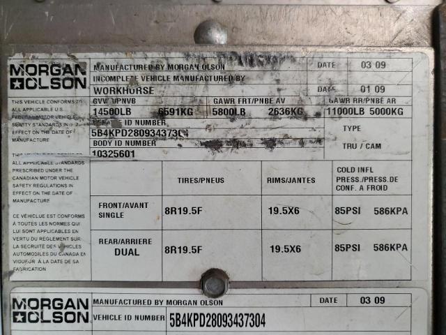 2009 Workhorse Custom Chassis Commercial Chassis W42