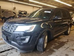 Vehiculos salvage en venta de Copart Lansing, MI: 2017 Ford Explorer XLT