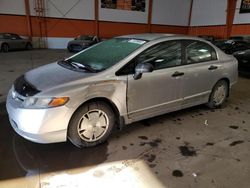 Honda salvage cars for sale: 2008 Honda Civic DX-G