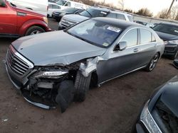 Mercedes-Benz S 550 salvage cars for sale: 2014 Mercedes-Benz S 550