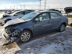 Salvage cars for sale from Copart Dyer, IN: 2015 Toyota Corolla L