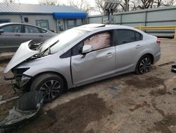 Salvage cars for sale from Copart Wichita, KS: 2013 Honda Civic EX