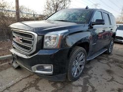 Salvage cars for sale from Copart Wheeling, IL: 2017 GMC Yukon SLE