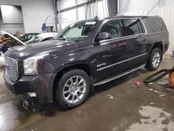 Salvage cars for sale from Copart Ham Lake, MN: 2016 GMC Yukon XL Denali