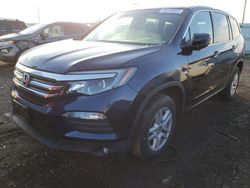 Salvage cars for sale from Copart Leroy, NY: 2016 Honda Pilot EXL