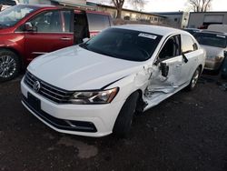 Salvage cars for sale from Copart Albuquerque, NM: 2016 Volkswagen Passat S