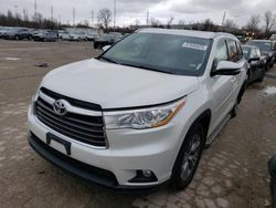 Salvage cars for sale from Copart Colorado Springs, CO: 2014 Toyota Highlander XLE