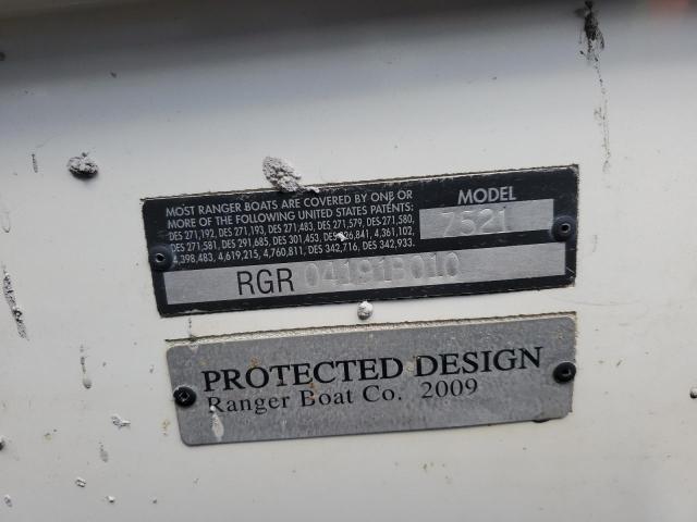 2010 Ranger Bassboat