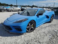 Salvage cars for sale from Copart Homestead, FL: 2021 Chevrolet Corvette Stingray 3LT