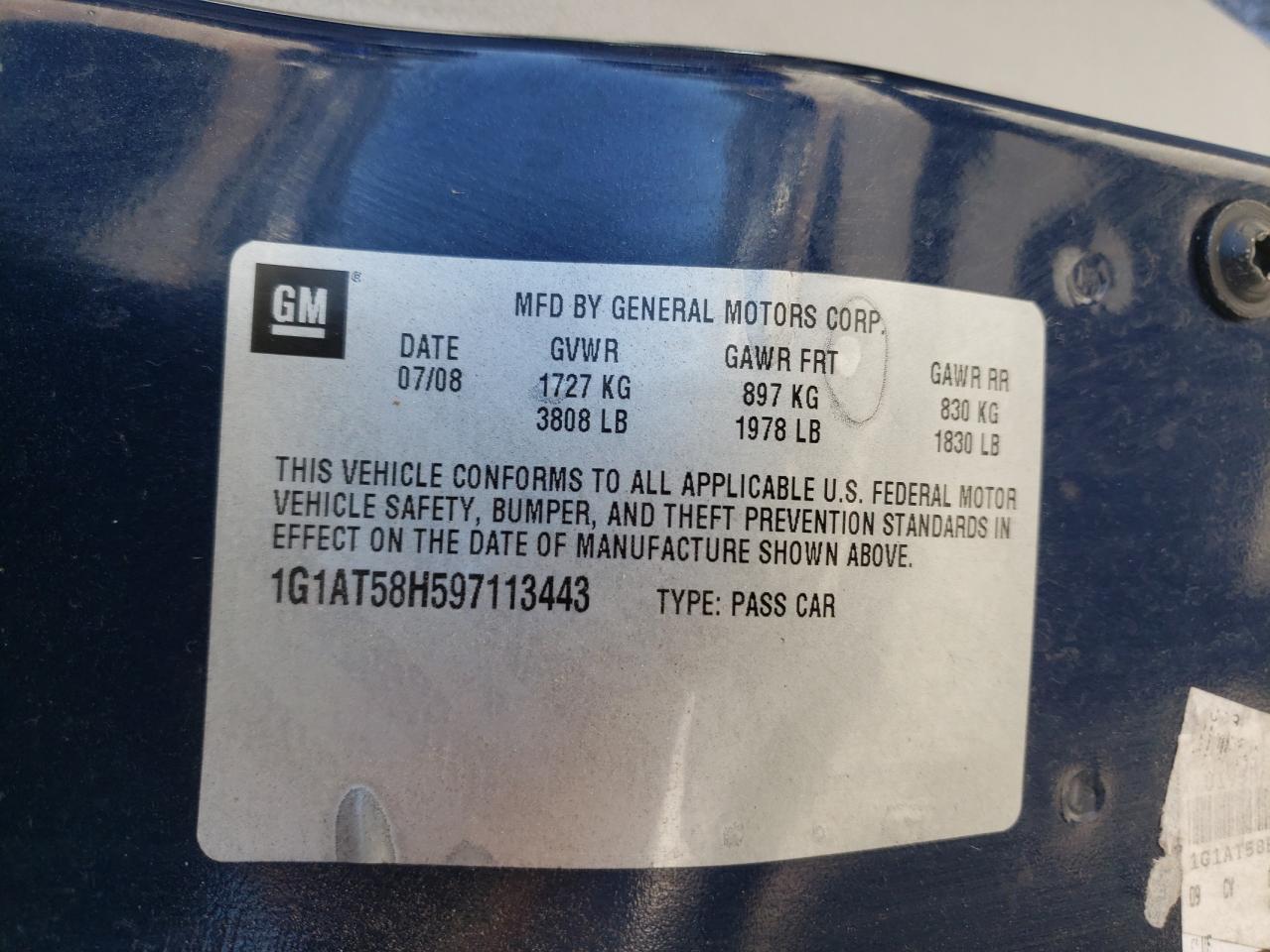 2009 Chevrolet Cobalt lt