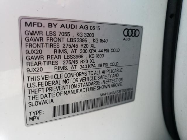 2015 Audi Q7 TDI Premium Plus