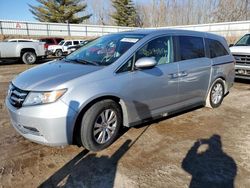 Salvage cars for sale from Copart Dunn, NC: 2016 Honda Odyssey SE