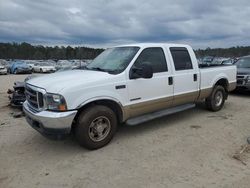 Salvage cars for sale from Copart Gaston, SC: 2001 Ford F250 Super Duty