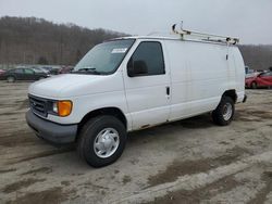 Salvage cars for sale from Copart Ellwood City, PA: 2007 Ford Econoline E350 Super Duty Van