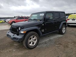 Vehiculos salvage en venta de Copart Lumberton, NC: 2018 Jeep Wrangler Unlimited Sport