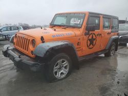 Jeep salvage cars for sale: 2012 Jeep Wrangler Unlimited Sport