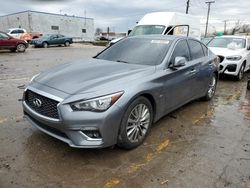 Salvage cars for sale from Copart Punta Gorda, FL: 2018 Infiniti Q50 Luxe